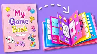Thumbnail: 8 Games In a Book / How to Make Cute Gaming Book 🎯