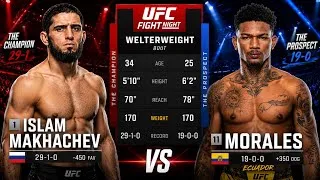 Thumbnail: Islam Makhachev vs Morales | Full Fight | 4K HDR 120 FPS | Can Islam Submit Morales? See The Fighy
