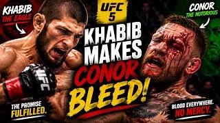 Thumbnail: What If Khabib Made Conor Bleed? 4K 60FPS HDR | Conor Vs Khabib