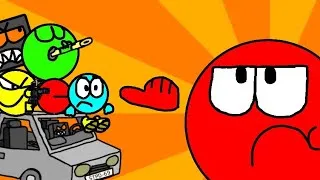 Thumbnail: UNHINGED Red Ball 4 Short Clips I Made (Animation)