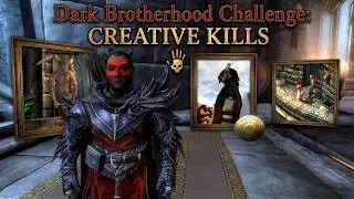 Thumbnail: Skyrim Dark Brotherhood Challenge: Creative Kills