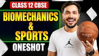 Thumbnail: Biomechanics & Sports Unit 8 Oneshot with PYQ's Physical Education Class 12 CBSE 2026-27