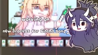Thumbnail: Working on process!💗 | Part 1✨ | Gacha club 🌷| song: Strongest 💪