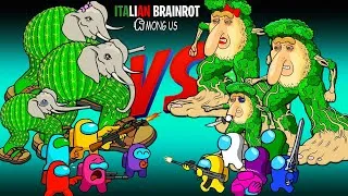 Thumbnail: BRR BRR PATAPIM vs LIRILI LARILA & Among Us | Among Us Animation Funny