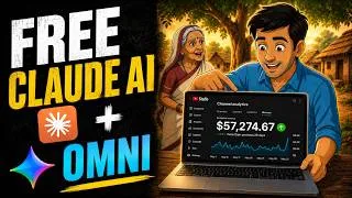 Thumbnail: I Used Claude AI (FREE) + Gemini OMNI to Make a 2D Animated Movie — No Skills Needed