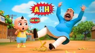 Thumbnail: Lalaji Ne Kela Khaya | लाला जी ने केला खाया | Hindi Rhymes - Zappy Toons