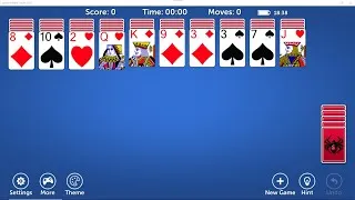 Thumbnail: September 25, 2024 Spider Solitaire Classic 2022 Blue Version