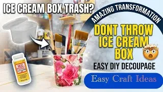 Thumbnail: Reuse ice cream box | diy craft ideas