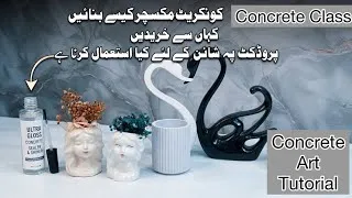 Thumbnail: Concrete art tutorial | how to make concrete mixture 
