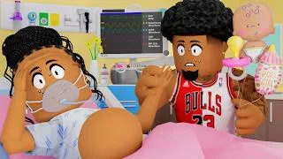 Thumbnail: MY WATER BROKE AT MY BABY SHOWER!? *THE BABY'S COMING!!* | Bloxburg Family Roleplay