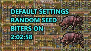 Thumbnail: Factorio Default Settings Speedrun Former World Record in 2:02:58