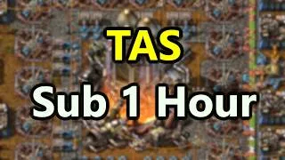 Thumbnail: Factorio Any% Tool-Assisted Speedrun in 57:21
