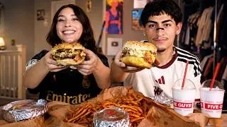 Thumbnail: Zavala & Odette Five Guys Mukbang!
