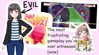 Thumbnail: The new bandori April fools chart but I'm really bad at the game