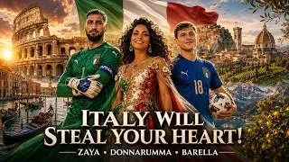 Thumbnail: ITALY 🇮🇹 | Zaya ft. Donnarumma & Barella – One World One Song (Official Travel Anthem)