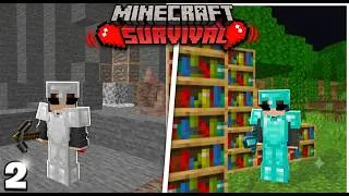 Thumbnail:  Finally Got Full Diamond Armor! | Survival Series #2 ⭐