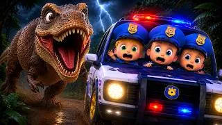 Thumbnail: Giant Dinosaur Car Chase Adventure 🦖 | Dino Chase Song | Dinosaur Adventure Cartoons
