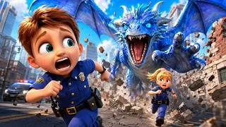 Thumbnail: Giant Dinosaur Chase with Dragon Adventure 🦖 | Dino Chase Song | Dinosaur Adventure Cartoons