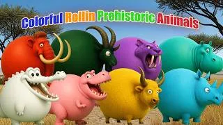 Thumbnail: 🎈Ballon Prehistoric Animals Colorful Song | 👶Kid Song Funny and Color | Zazzy Melody