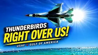 Thumbnail: USAF Thunderbirds Full Show 360° | Gulf Coast Salute Air Show | Panama City Beach, Florida! ✈️🔥🤯