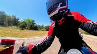 Thumbnail: Riding Park Rd 4 in Central Tx on my Ducati StreetFighter V4S. Heading south, casual pace.