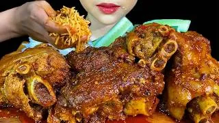 Thumbnail: SPICY PORK LEG MALA CURRY WHITE RICE * MUKBANG SOUNDS *