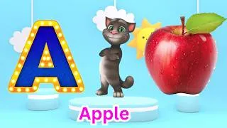 Thumbnail: 🌈 ABC Alphabet Words for Kids 🅰️ A for Apple 🍎 to Z for Zebra 🦓 | Learn English Vocabulary