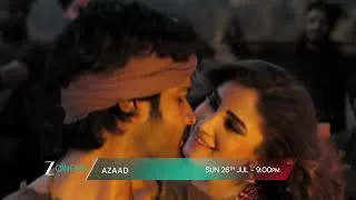 Thumbnail: Azaad | TV Par Pehli Baar | Sun, 26th July, 9 PM | Zee Cinema