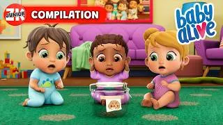 Thumbnail: At-Home Supermarket Playtime Fun 🥕 Baby Alive | Episode Compilation | ZeeKay Junior