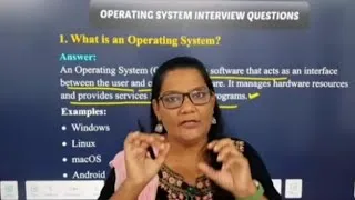 Thumbnail: Operating System Most Important  Questions and Answers | Dr Zeenat Hasan 