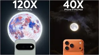 Thumbnail: Google Pixel 11 Pro XL vs iPhone 17 Pro Max Live Zoom Test Comparison
