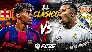 Thumbnail: 🔥 Barcelona vs Real Madrid | EL CLÁSICO SHOWDOWN! ⚽ | FC 26 Gameplay