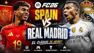 Thumbnail: Spain 🇪🇸 vs Real Madrid ⚪ | FC 26 Gameplay | INSANE Showdown! 🔥⚽