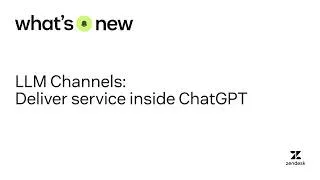 Thumbnail: LLM channels: Deliver service inside ChatGPT | What’s New