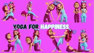Thumbnail: Masha & Luna's Kids Yoga Routine | Fun Bestie Poses for Happy Healthy Kids