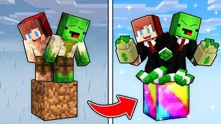 Thumbnail: Mikey & JJ: One Block Evolution - Minecraft (Maizen)