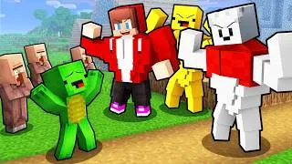 Thumbnail: Friends Became Strongest Bodybuilder to Prank Mikey (Maizen - Minecraft)