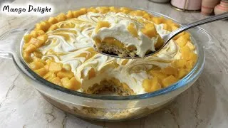 Thumbnail: Rich Creamy Mango Delight Recipe | Mango Dessert Recipe It’s So Delicious 