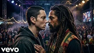 Thumbnail: Damian Marley, Eminem & Akon - "Blood & Gold" (Official Music Video)