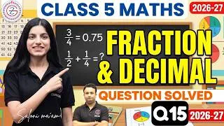 Thumbnail: Word Problems on Fractions & Decimals Q15 | Basics of Maths | By Saloni Ma'am