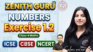 Thumbnail: Class 4 Maths ICSE | Chapter 1 Numbers | Exercise 1.2 Complete Solution 📚 | By Saloni ma'am