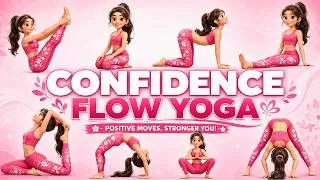 Thumbnail: Confidence Flow Yoga for Kids 🧘‍♀️ | Fun Stretching & Confidence Building # kids yoga