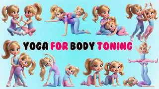 Thumbnail: Best Partner Yoga for Kids | Fun Full Body Workout for Strength, Balance & Flexibility#kidsyoga