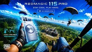 Thumbnail: THIS PHONE NEVER GETS HOT... 🥶 REDMAGIC 11S PRO PUBG GAMEPLAY 🔥