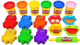 Thumbnail: Satisfying Making Kinetic Sand Rainbow Play doh Colors and Mold Peppa Pig ASMR 🌈 Kinetic Sand ASMR