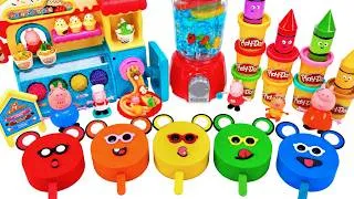 Thumbnail: Satisfying Making Kinetic Sand Rainbow Playdoh Ice Cream Clown & Cutting ASMR 🌈 Kinetic Sand ASMR