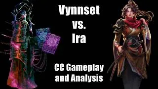 Thumbnail: Vynnset vs. Ira Crimson Revenger | CC Gameplay and Analysis | Testing the New Runechants from Omens
