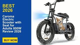 Thumbnail: Caroma Electric Scooter with Seat for Adults 800W Review 2026