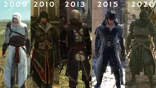 Thumbnail: a bit of parkour from each AC generation