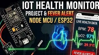 Thumbnail: IoT Health Monitor Mini Project using NodeMCU & MAX30102 | Full Code | B.Tech Final Year Project